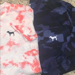 Two VS PINK tees